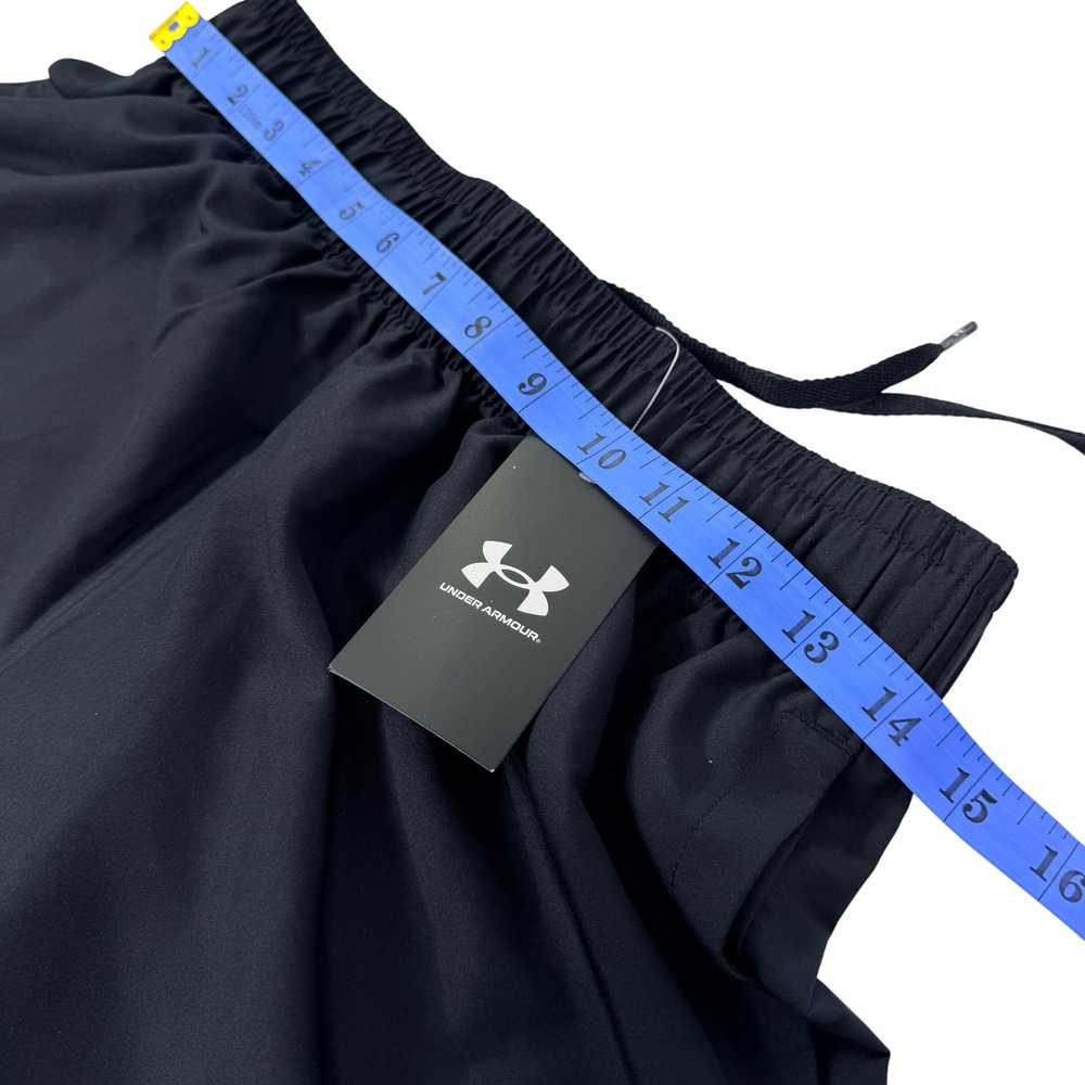 Under Armour Mens Tech Woven Wordmark Shorts Black Orange 1383356 Medium NWT - Picture 3 of 7